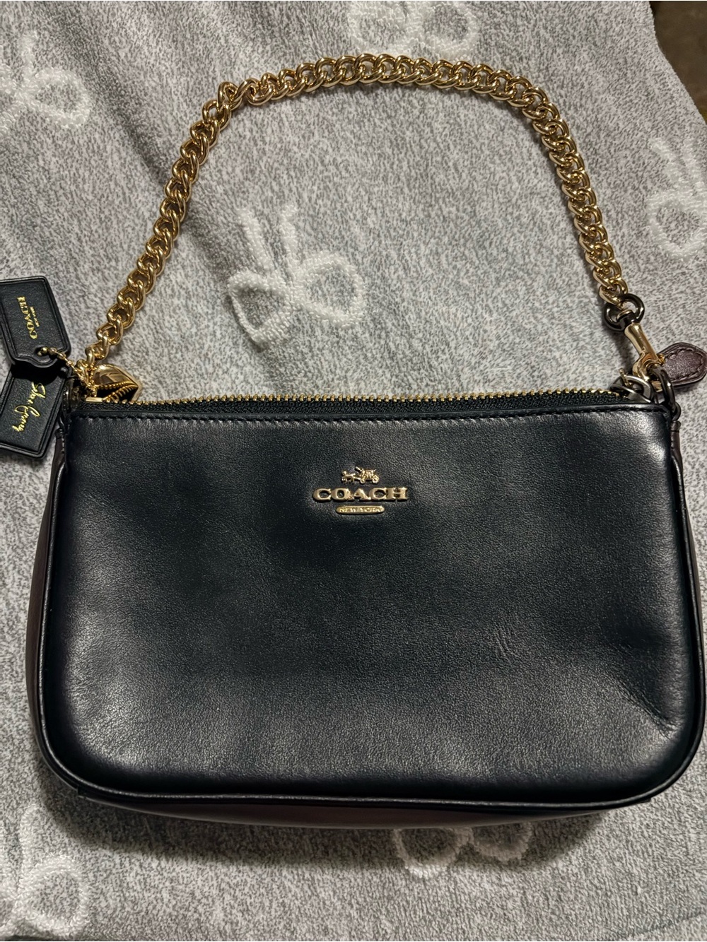 Coach x Selena Gomez Nolita wristlet 19 in refined calf leather Like New